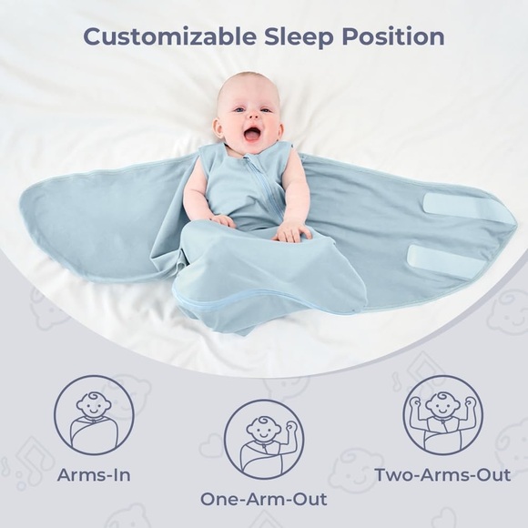 YIHAYA Baby Sleep Sack, Detecting Baby's Temperature Wearable Blanket. NWT. - Picture 3 of 10